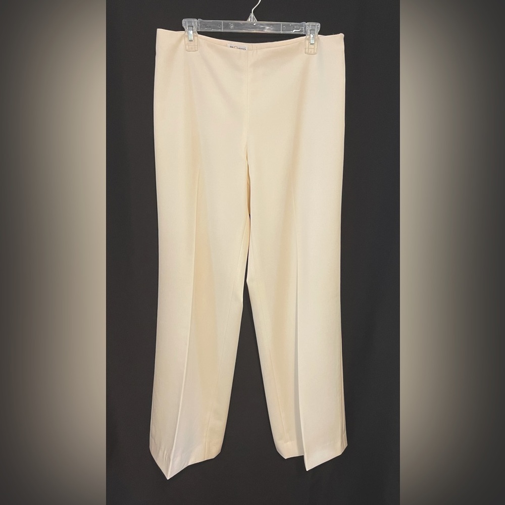 Zanella Ivory Fully Lined Dress Pants